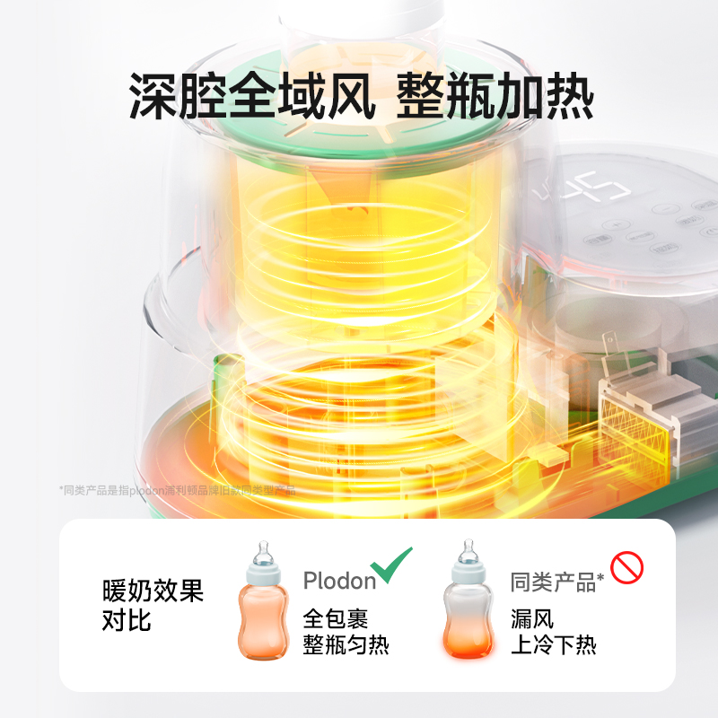 plodon浦利顿小奶宝摇奶器温奶二合一全自动恒温暖奶奶粉搅拌器