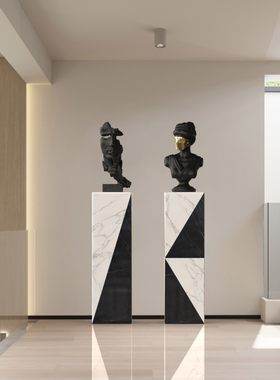 定制大理石底座大型客厅装饰摆件