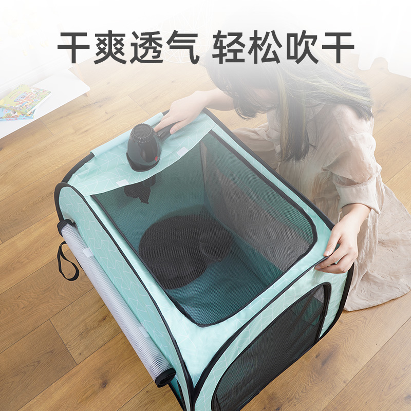 宠物烘干箱猫咪洗澡吹水机家用小型吹风机烘干袋狗狗吹毛吹干神器 - 图0