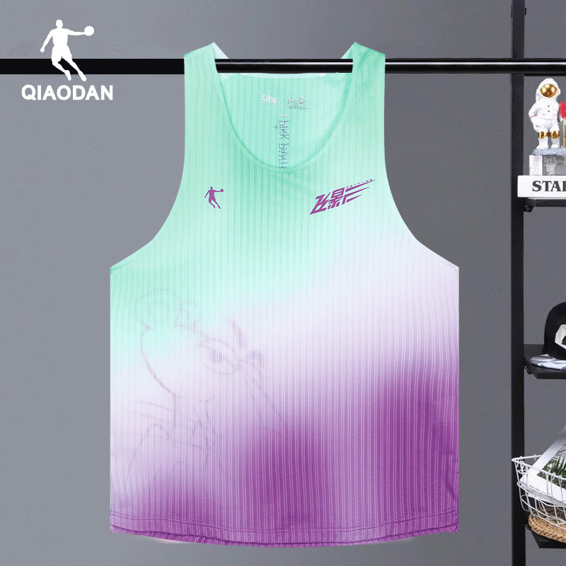 乔丹飞影PB5.0粉红豹联名跑步背心男士专业马拉松轻薄速干t恤男,淘宝优惠券,粉丝福利购,淘宝优惠卷