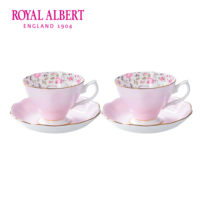 Royal Albert皇家阿尔伯特咖啡杯茶杯碟两对组合套装礼盒送礼推荐 - 图2