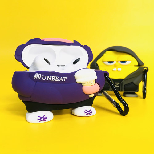 适用名创优品K66pro2蓝牙耳机套miniso k66pro 2保护壳创意k66 pro2耳机仓外盒保护套卡通可爱硅胶软壳男女 - 图1