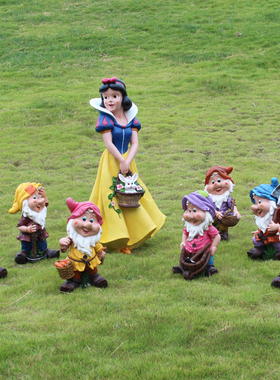 卡通人物户外摆件亨竹