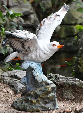 海鸥动物幼儿园庭院景观布置摆件
