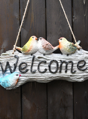 小鸟庭院户外花园石造景