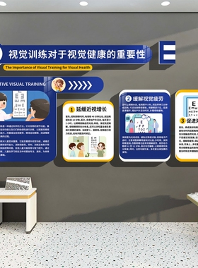 网红眼镜店墙面装饰画