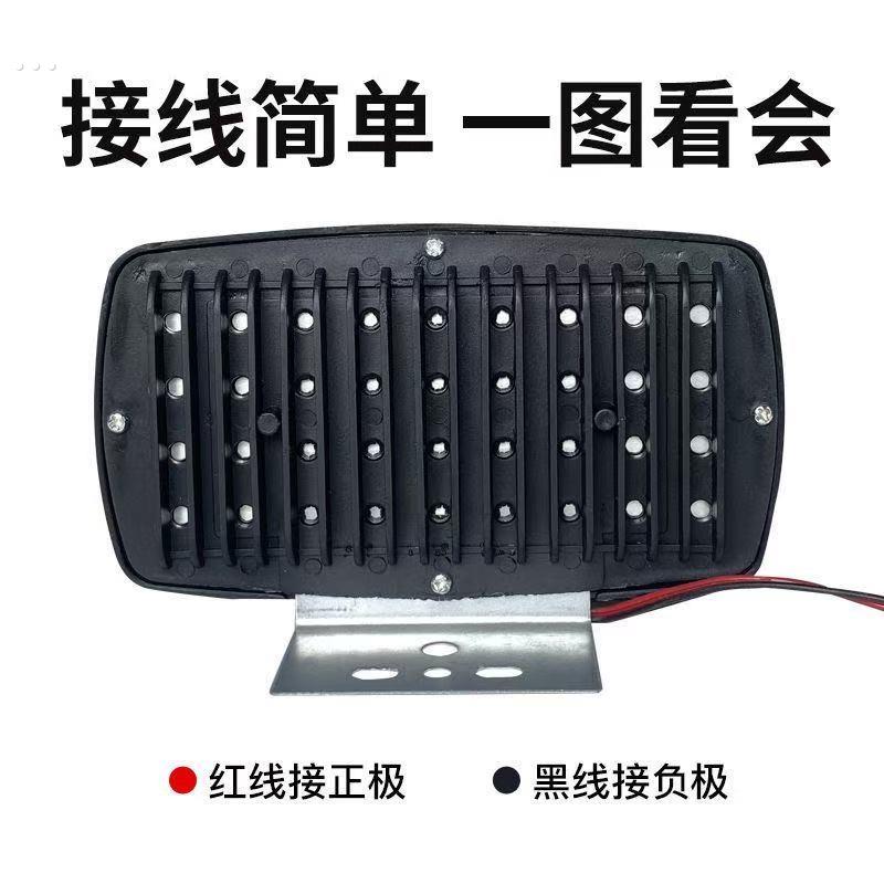 电动车拖拉机大灯强光超亮四轮车灯车灯led强光超亮远近光12V-80V - 图2