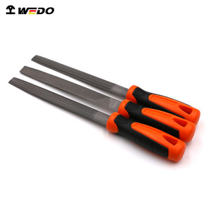 WEDO维度半圆锉工业级高强度锉刀粗齿塑柄整形锉五金打磨工具T12