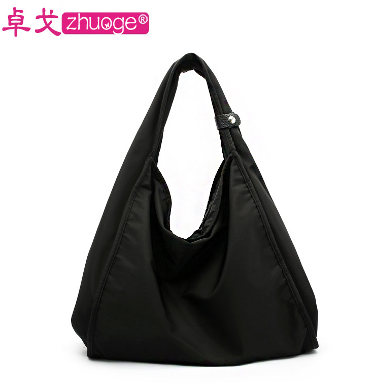 慵懒风新款休闲牛津布大容量斜挎包 卓戈女士包袋