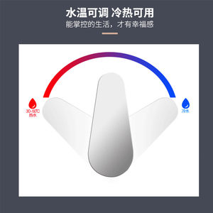 法恩莎卫浴洁具黄铜镀铬洗手盆面盆家用龙头冷热水龙头F1A9043C