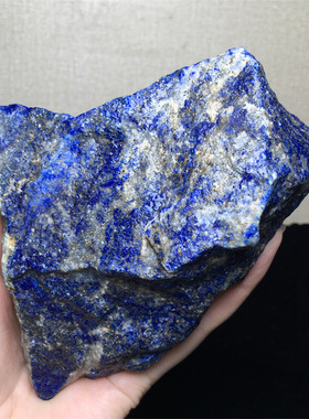 天然无优化阿富汗青金石原石大块雕刻毛料奇石扩香石客厅玄关摆件