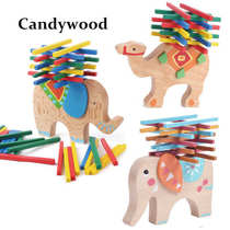 2021 New ElephantCael Balance Wood Toy for Children W
