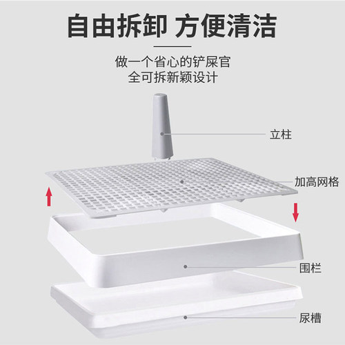 兔子厕所大号超大宠物兔专用品防喷尿小便接拉屎尿盆防臭兔砂盆盘-图2