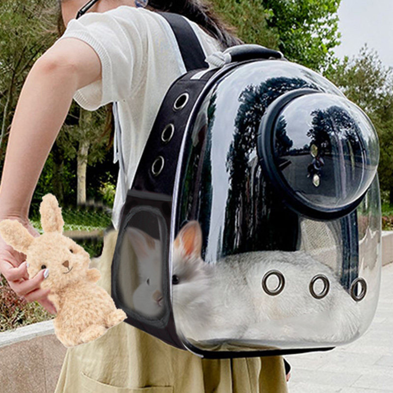 兔子外带包背包外出专用宠物小兔兔便携包龙猫松鼠儿童外出笼箱子,淘宝优惠券,粉丝福利购,淘宝优惠卷
