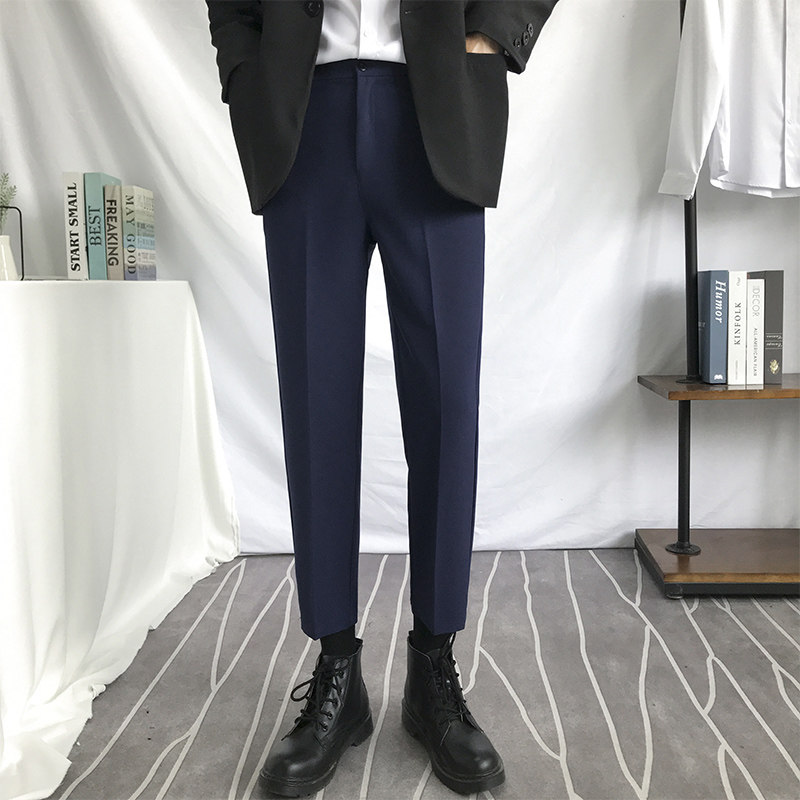 ins秋季韩版潮流坠感宽松直筒裤 易帝王子休闲裤