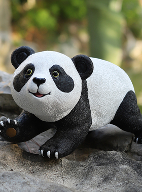 户外仿真小熊猫花园庭院装饰摆件