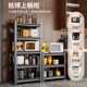 Kitchen storage rack microwave oven boiler storage empty rack