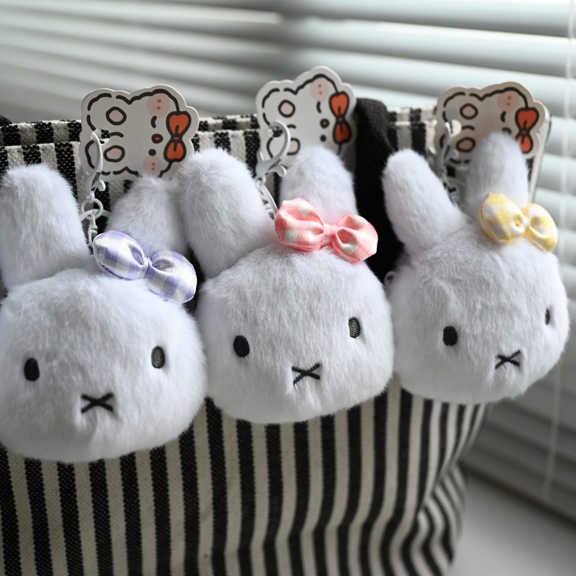 新款米菲兔卡通兔子蝴蝶结零钱包卡包公仔钥匙扣包包挂,淘宝优惠券,粉丝福利购,淘宝优惠卷