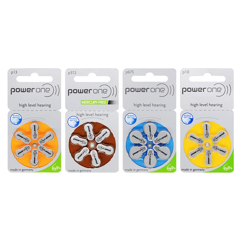 powerone西门子瑞声达助听器电池 贝多分医疗器械助听器