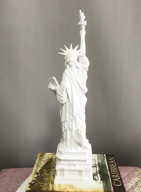 自由女神雕像工艺品模型摆件客厅办公室酒柜旅游创意家居装饰
