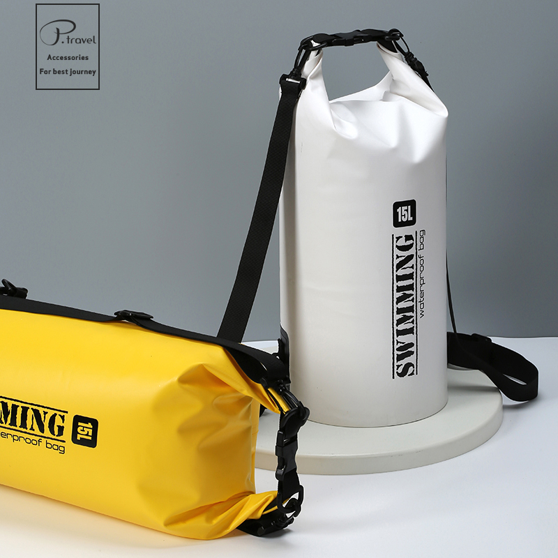 折叠沙滩水桶包双肩便携健身包防水大容量游泳运动泳衣收纳包装备