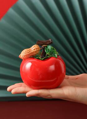 变色柿子茶宠好事发生柿柿如意家居办公室精品新款小摆件