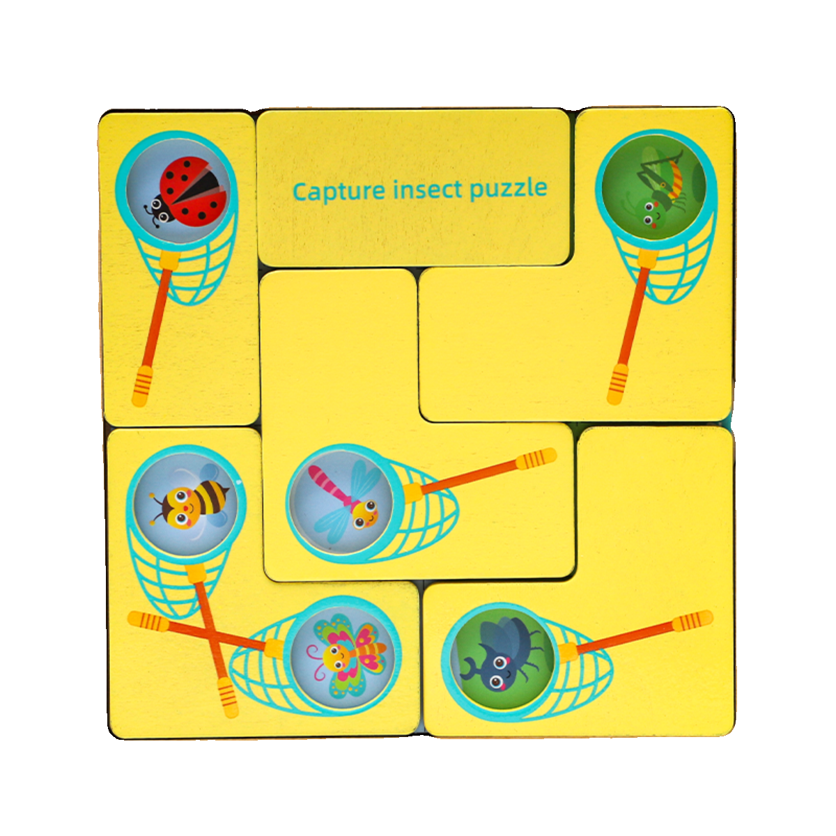 捕捉昆虫拼图游戏儿童益智思维训练玩具礼物昆虫捕手拼图男孩女孩-图3
