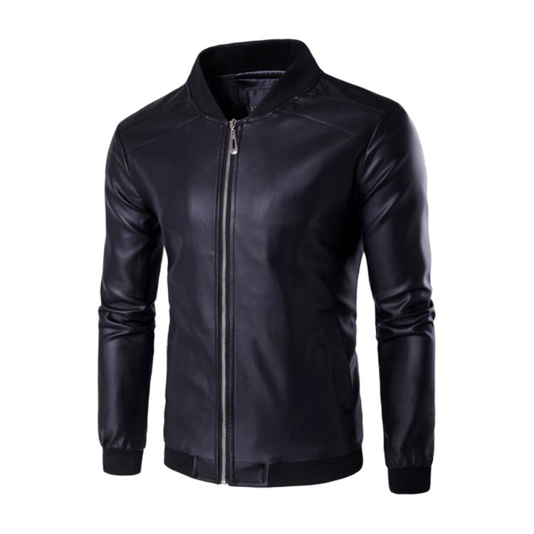 男人皮衣夹克Man leather jacket men jackets winter coat-图2