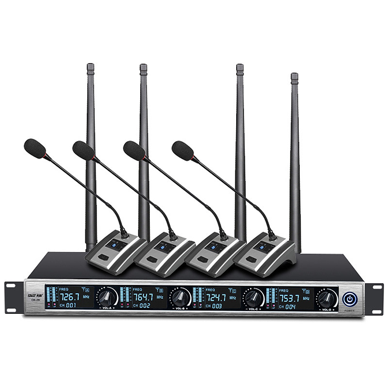 先科ok29一拖四无线会议室麦克风 先科雅浦麦克风/话筒