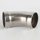 304 thin-walled stainless steel 45-degree socket welding elbow gas pump room socket pipe fittings home decoration socket welding straight bend