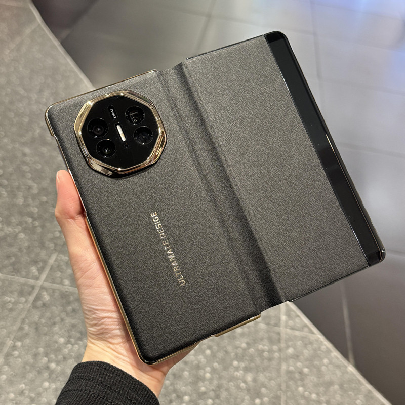 一体智能翻盖式适用华为matex5秒变XT非凡大师手机壳新款电镀x5典藏版折叠屏保护套x3皮套高档创意个性男外壳