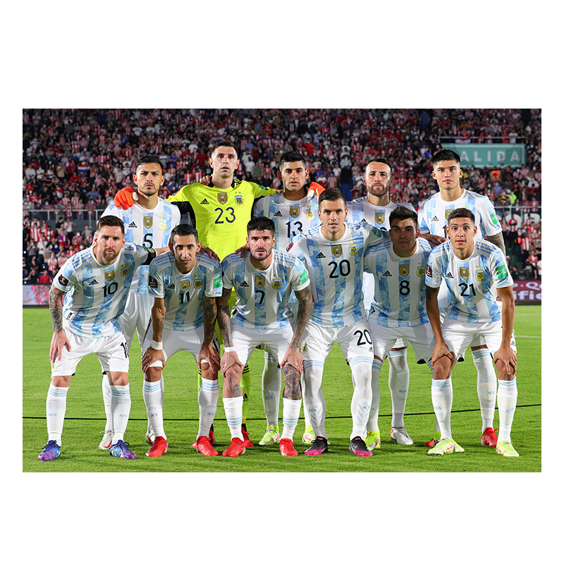 卡塔尔世界杯32强足球队海报阿根廷巴西国家队大尺寸卧室壁纸墙贴