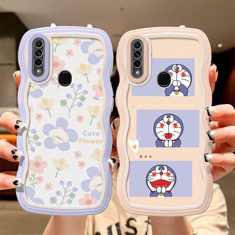 适用OPPO A8手机壳动漫PDBM00日韩网红0pp0a8保护套简约波浪新款oopoa8可爱少女心opopa8多米诺opoa8硅胶卡通
