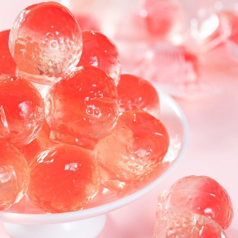 茶半糖爆浆软糖水果味夹心水晶糖维c糖果网红办公休闲儿童小零食,淘宝优惠券,粉丝福利购,淘宝优惠卷