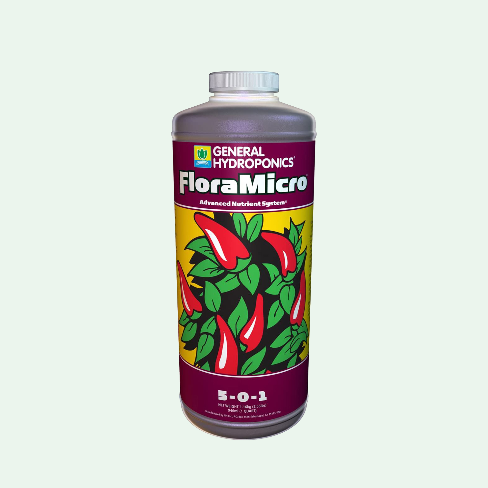 General Hydroponics Flora Series GRO MICRO BLOOM植物营养液 - 图2