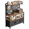 Tea cabinet storage rack beside the refrigerator sideboard home living room storage rack floor-to-ceiling wall-mounted dining table rack with holes