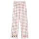 Palan Duo Palace Women's Summer Summer Big Cotton Big SIZE Pants 2024 Spring and Autumn New Cartoon Chest Pants Home Pants