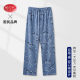 Palan Duo pajamas Palace Palace Men's Cotton Thin Leisure Pants Men's Spring and Autumn Big SIZE all cotton home pants can be worn outside