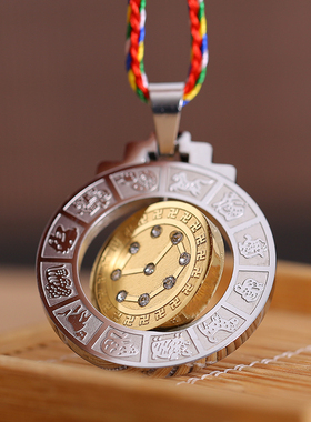 钛钢祖炁吊坠北斗七星项链