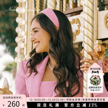 (Lin Yun-tong) NanaJacqueline Knitted Hair Hoop Woman New small crowddesign headwear head hoop advanced