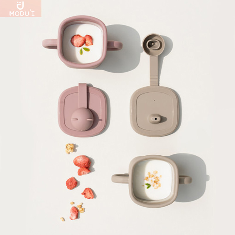 韩国modui宝宝多功能硅胶水杯儿童吸管杯婴儿喝水喝奶学饮杯防摔,淘宝优惠券,粉丝福利购,淘宝优惠卷