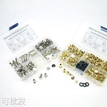 Nickel Plated-Gold Ledger screw primary-secondary rivet album Nail Matching Nylon Flat Mat Suit Custom