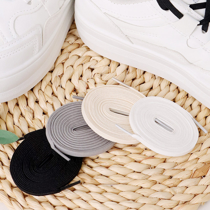 适配阿迪NK运动鞋休闲鞋鞋带宽6MM扁平细黑白米色鞋带绳子男女款,淘宝优惠券,粉丝福利购,淘宝优惠卷