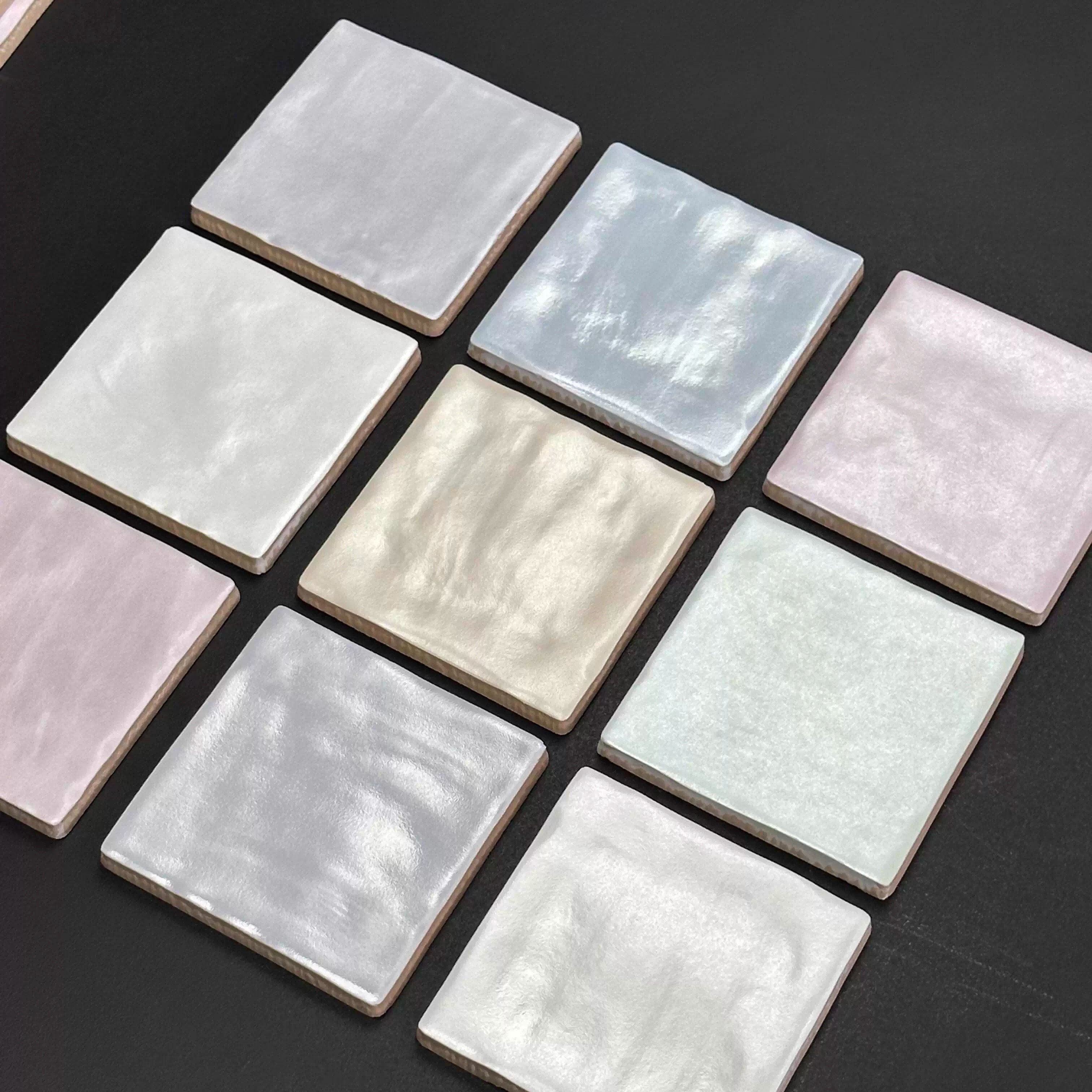 西班牙珍珠釉手工砖100x100 厨房卫生间墙砖餐厅吧台背景墙瓷砖 - 图0