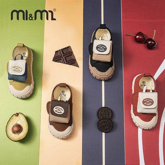m1m2西班牙童鞋儿童帆布鞋新款女童幼儿室内鞋中小童男宝宝宽头鞋