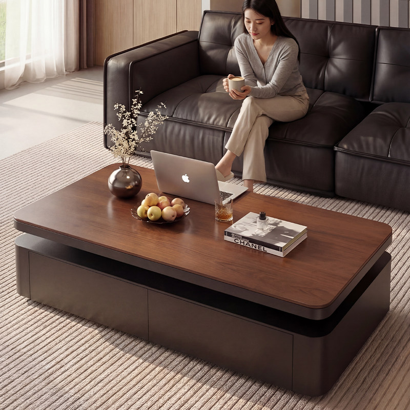 2026款中古风茶几客厅家用小户型意式极简高级感长方形网红小桌子,淘宝优惠券,粉丝福利购,淘宝优惠卷