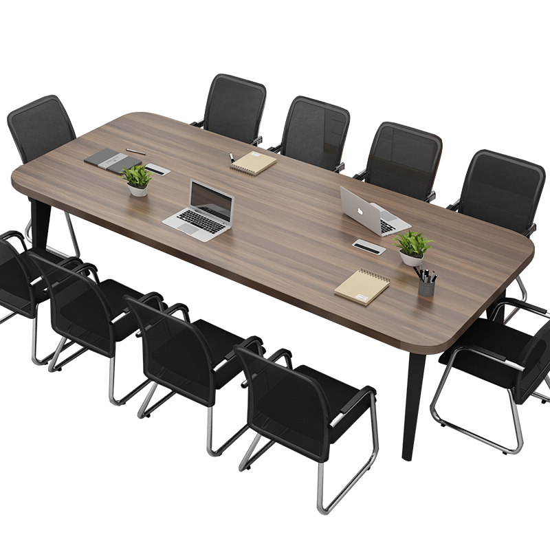 会议桌长桌简约现代小型会议室洽谈桌子长条桌工作台办公桌椅组合