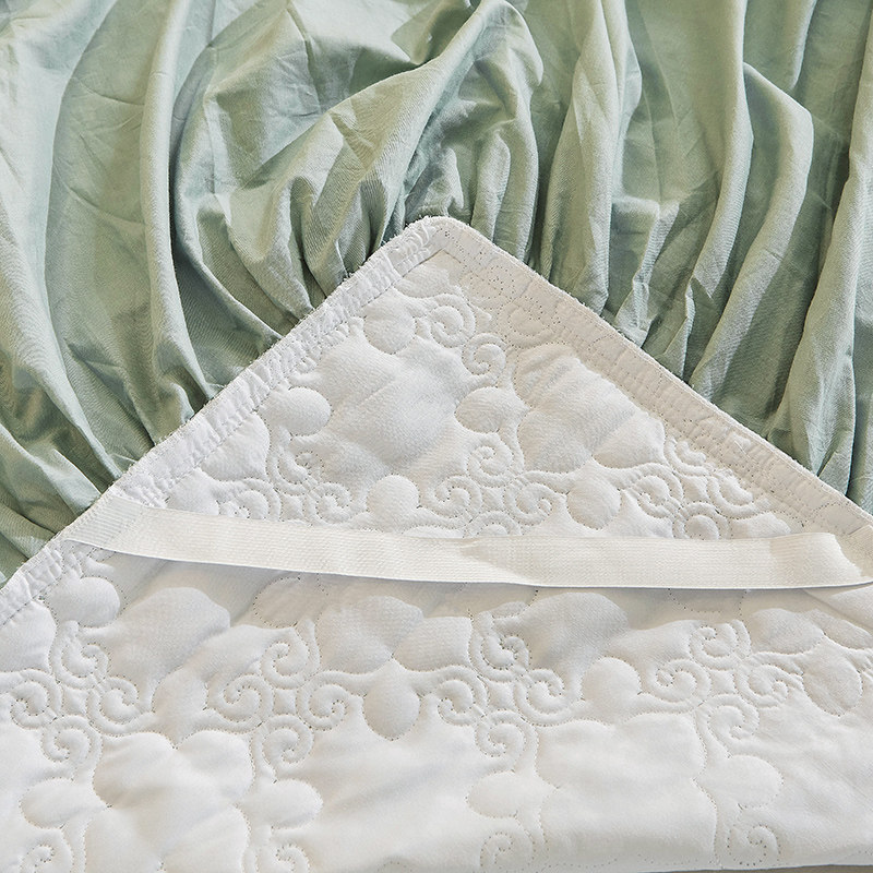 全棉床裙三件套夹棉加厚纯棉床罩单件欧式蕾丝防护床套1.5m1.8米2,淘宝优惠券,粉丝福利购,淘宝优惠卷