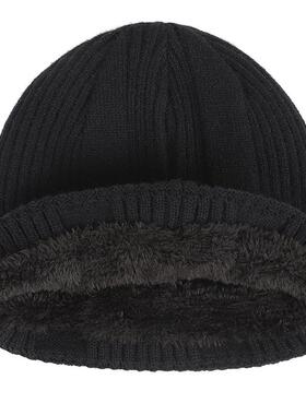 Men Warm Beanie Hat Winter Knitting Wool Hats for Uni Cap