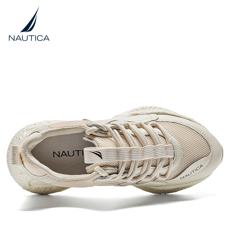 NAUTICA/诺帝卡女鞋子运动鞋2024厚底老爹鞋女款春秋新款休闲鞋男-图1